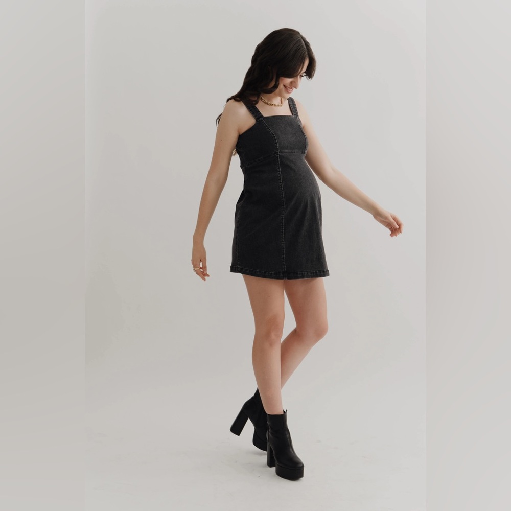 FORTI | Denim Daze Maternity Dress